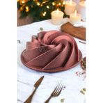 Nishev Girift Golden Pink Döküm Kek Kalıbı 26 cm