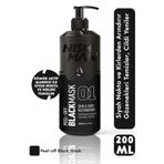 NISHMAN Karma, Yağlı Ve Akneye Eğilimli Ciltler İçin Siyah Nokta Arındırıcı Soyulabilir Yüz Maskesi 200 ML