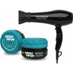 Nishman M4 Saç Şekillendirici Mat Wax 1oo ml x 10 Adet + Valencıa Fön Makinası Hediye