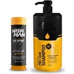 Nishman U1 Sert Tutuş Mat Wax / Special Edition 100 ml 5 Adet/ + 1250 ml Tuzsuz Şampuan Hediye