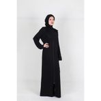 Nisrina Collection Selin Kapüşonlu Fermuarlı Pamuklu Penye Namaz Elbisesi