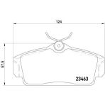 Nissan Almera Ön Fren Balatası (2002-2008) 410602F525 Gdb3168 1.5