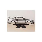 Nissan GTR R34 ile uyumlu 20cm Plastik Masa Süsü Masa Dekorasyonu, 354568746546546
