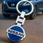 Nissan Logolu Krom Metal Araba Anahtarlık Şık Anahtarlık Hediyelik