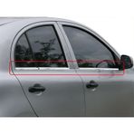 Nissan Micra Cam Çıtası 6 Prç  Krom 2004-2013