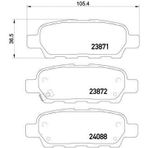 Nissan Pulsar Arka Fren Balatası (2016-2018) D40608h385 0986495089 1.2, 1.5 Dcı