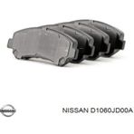 NİSSAN QASHQAİ 2007-2012 ÖN FREN BALATA TAKIMI BENZİN-DİZEL D1060-JD00A
