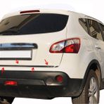 Nissan Qashqai 2007-2013 Krom Bagaj Alt Çıtası