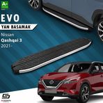 Nissan Qashqai 3 Evo Krom Yan Basamak 173 Cm 2021 Üzeri A+ Kalite