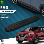 Nissan Qashqai 3 Evo Siyah Yan Basamak 173 Cm 2021 Üzeri A+ Kalite