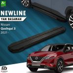 Nissan Qashqai 3 Newline Siyah Yan Basamak 173 Cm 2021 Üzeri A+ Kalite