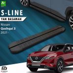 Nissan Qashqai 3 S-Line Siyah Yan Basamak 173 Cm 2021 Üzeri A+ Kalite
