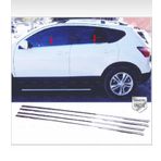 Nissan Qashqai Krom Cam Çıtası 4 Prç. 2007-2009 Arası P.çelik