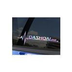Nissan Qashqai Yan Cam Sticker Oto Kapı 20 Cm X 7 Cm Holo-Chroma