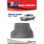 Nissan Sunny Sedan 1991-1995 3D Bagaj Havuzu Bizymo - Siyah
