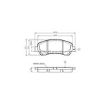 Nissan X-trail Fren Balatası Ön 08-11 () [0986494501]