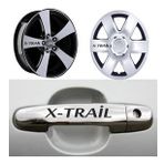 Nissan X-TRAİL Kapı Kolu Jant Sticker Yapıştırma 8 Ad