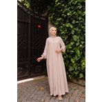 Nissra Ankanoor Açık Bej Mevlana Ferace Anka255002