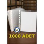 nistabolje 1.000 Adet A4 Şeffaf Dosya Föy Poşet Dosya Ofis-Büro-Okul