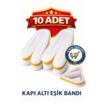 nistabolje 10 Adet Yapışkanlı Kapı Altı(eşik) Bandı Isı Yalıtım Süngeri 90 Cm Soğuk Toz Ses Geçirmez