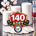 Nistabolje 140 Adet Makyaj Temizleme Pamuğu Pedi