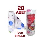 nistabolje 20 Adet Kullan At Masa Örtüsü Sıvı Geçirmez(2 RULO) Tek Kullanımlık 100x120 Cm Piknik Sofra Kağıdı