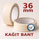 Nistabolje 36 mm Kağıt Bant Maskeleme Bandı 1 Adet Boya Uygulamaları İçin İdeal Kalite