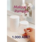 Nistabolje Makyaj Temizleme Pamuğu %100 Doğal Yumuşak Dokulu 1000 Adet Hassas Ciltler İçin