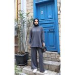 Nisum Moda Çimalı Modal Pantolonlu Takım - Antrasit - 2