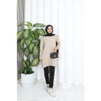 Nisum Moda Düğme Detaylı Venezia Tunik - Bej - Standart