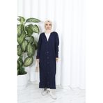 NİSUM MODA Uzun Merserize Hırka