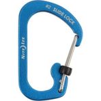 Nite Ize Slide Lock Alüminyum Karabina Mavi No:2