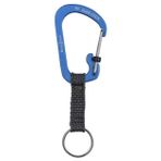 Niteize Slide Lock Key Ring Alüminyum Mavi Karabina