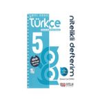 Nitelik Yayınları 5. Sınıf Yeni Nesil Türkçe Nitelik Yayınlarıli Defterim - Osman Can Doma