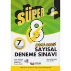 Nitelik Yayınları 8. Sınıf Deneme Yeni Nesil Süper Sayisal 7 Deneme