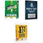 Nitelik Yayınları 8. Sınıf Yeni Süper Fen Soru + Bilfen LGS Pro Test Matematik + Ünlüler Karması