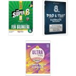 Nitelik Yayınları 8. Sınıfı Yeni Süper Fen Soru + Bilfen LGS Pro Test Matematik + Palme Yayınevi