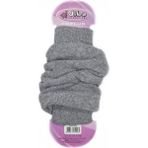Nitesheys Lambswool Yün Diba Kışlık Kadın Dizlik Kalın Tozluk Ayaksız Yoga Çorabı - Tek Beden - Gri