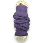Nitesheys Lambswool Yün Diba Kışlık Kadın Dizlik Kalın Tozluk Ayaksız Yoga Çorabı - Tek Beden - Lila