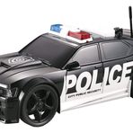 Nitro Speed Polis Arabası 1:20 Siyah Sesli Işıklı