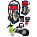 Nitroks Profsyonel 3 Motorlu Yerinde Islak Kuru Su Çekmeli Koltuk Yıkama Makinası Full Sett