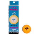 Nittaku 40 NB-1912 Turuncu Ittf Onaylı Masa Tenisi Topu