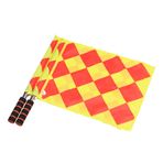 Niubil 2 ADET Futbol Hakem Bayrak Seti, Futbol Linesman Bayrakları, Defter ve Kurşun Kalemli Kırmızı Sarı Kartlar, Antrenör Hakem Paslanmaz Çelik İpli, Spor, Futbol, Futbol, Basketbol için Kordonlu Islık