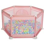 Niuniu Shop Çocuk Oyunları Küçük Çocuk Kapalı Oyun Alanı Küçük Çocuk Koruyucu Çit (Yurt Dışından) - 60*15*18cm - Lila - Pembe