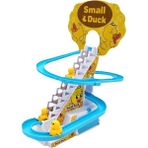 Niuniu Shop Küçük Sarı Ördek Sevimli Otomatik Merdiven Parça Slayt Müzik Aydınlatma Eğitim Montaj Oyuncak Ücretsiz 6 Ördekler USB Versiyonu (Yurt Dışından)