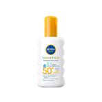 Nivea 200 ml Sun SPF50+Hassas Ciltler İçin Sprey Çok Yuksek Koruma Çocuk ve Bebek Güneş Kremi