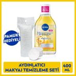 Nivea 400 ml Aydınlatıcı Serum İçerikli Micellar Makyaj Temizleme Suyu Normal Ciltler İçin