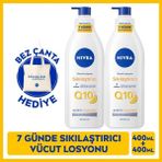 Nivea 400 ml x 2 Adet Q10 Vücut Losyonu Sıkılaştırıcı Etki ile Tüm Cilt Tiplerine Uygun