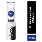 Nivea 72H Anti-perspirant Black & White Invisible İpeksi Pürüzsüzlük 150 ml Kadın Sprey Deodorant