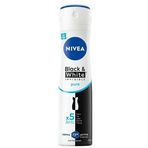 Nivea 72H Black & White Invisible Pure Anti-Perspirant Koruma 150 ml Kadın Sprey Deodorant